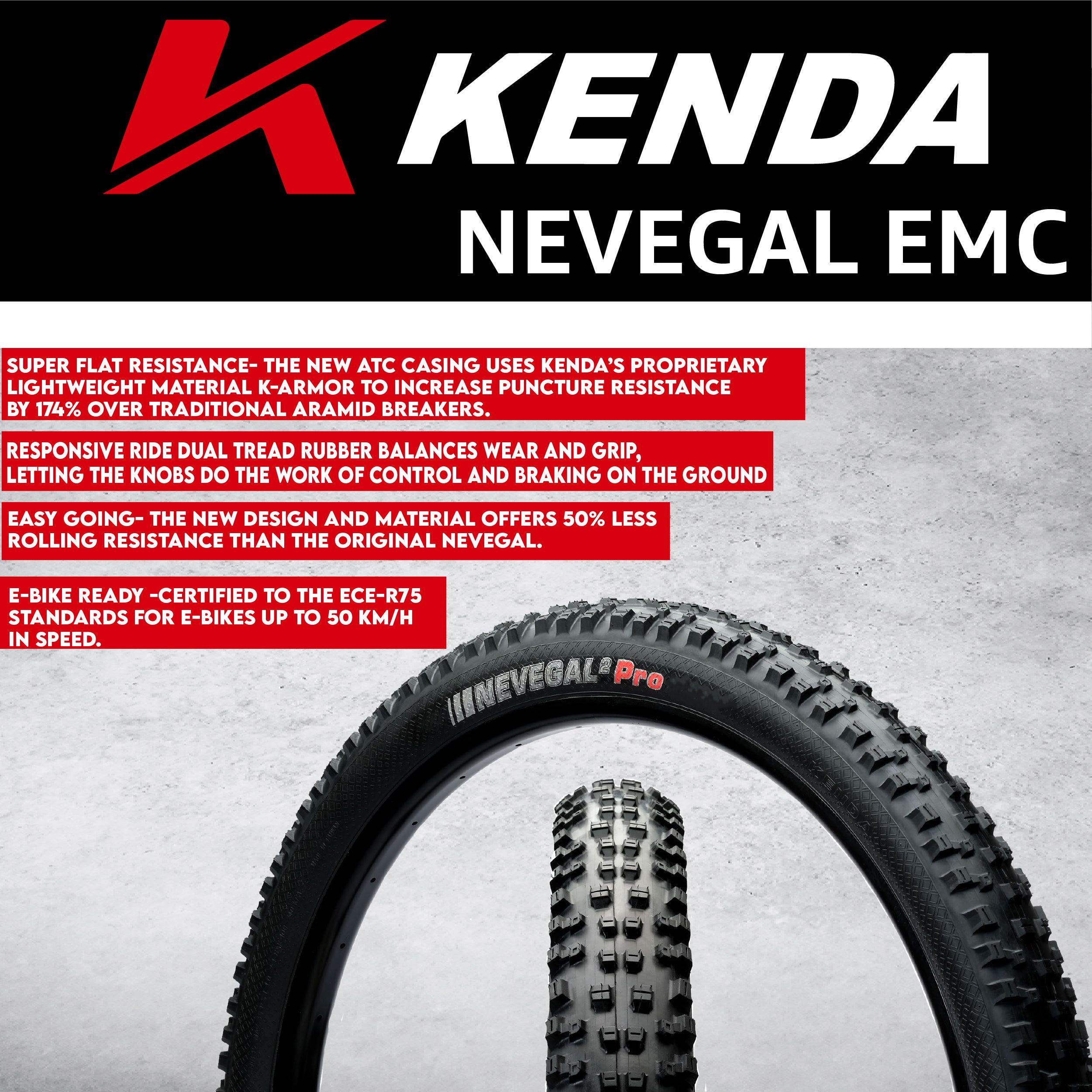 Nevegal 2 EMC 60tpi 29x2.60 29x2.40 E-Bike Trail Tire & Bottle Opener (Two Pack)