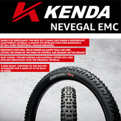 Nevegal 2 EMC 60tpi 27.5x2.80 27.5x2.60 E-Bike Trail Tire w/ Keychain (Two Pack)