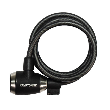 Kryptonite KryptoFlex 815 Key Cable Bike Lock - 6 ft. Long, 5/16" Diameter Cable with Keys for Bicycles; E-Bikes; Scooters (004943)