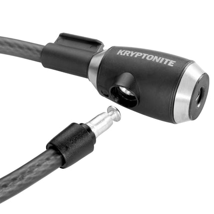 Kryptonite KryptoFlex 1218 Key Cable Bike Lock - 6 ft. Long, 1/2" Diameter Cable with Keys for Bicycles; E-Bikes; Scooters (004967)