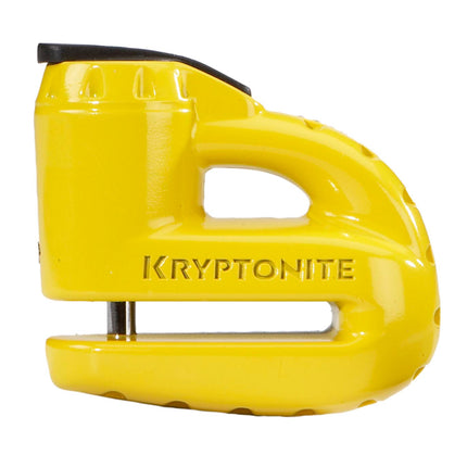 Kryptonite Keeper 5-S2 Motorcycle Disc Brake Lock, High Security Anti-Theft Rotor Lock with 5.5mm Locking Pin, Waterproof Disc Style Cylinder, Reminder Cable and 2 Stainless Steel Keys