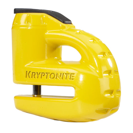 Kryptonite Keeper 5-S2 Motorcycle Disc Brake Lock, High Security Anti-Theft Rotor Lock with 5.5mm Locking Pin, Waterproof Disc Style Cylinder, Reminder Cable and 2 Stainless Steel Keys