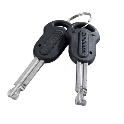 Kryptonite Keeper 5-S2 Motorcycle Disc Brake Lock, High Security Anti-Theft Rotor Lock with 5.5mm Locking Pin, Waterproof Disc Style Cylinder, Reminder Cable and 2 Stainless Steel Keys