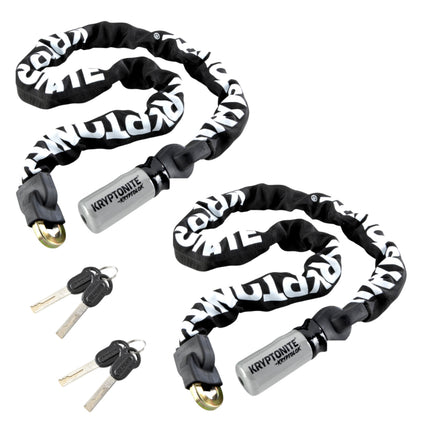 Kryptonite 912 KryptoLok Steel Integrated Bike Chain with 2 Keys (001874)