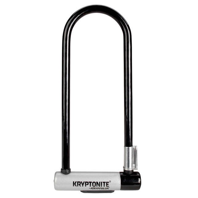 Kryptonite Kryptolok Bike U-Lock, Heavy Duty Anti-Theft Bicycle Lock Sold Secure Gold, 12.7mm Long Shackle with Mounting Bracket and Keys, Ultimate Security Lock for Bicycles E-Bikes Scooters