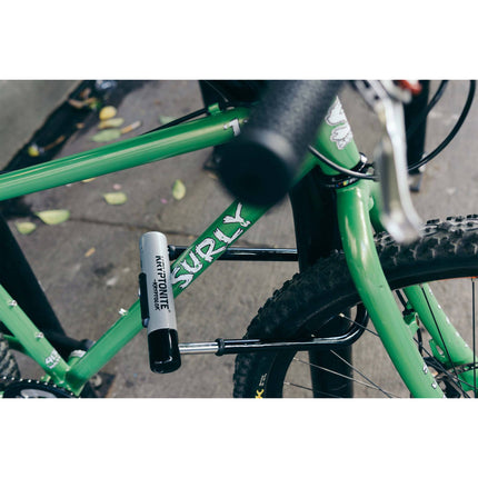 Kryptonite Kryptolok Bike U-Lock, Heavy Duty Anti-Theft Bicycle Lock Sold Secure Gold, 12.7mm Long Shackle with Mounting Bracket and Keys, Ultimate Security Lock for Bicycles E-Bikes Scooters