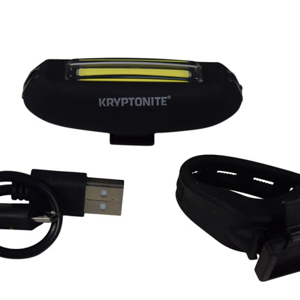 Kryptonite Avenue F-35 COB Front Bicycle Light LED USB Charging 35 Lumen