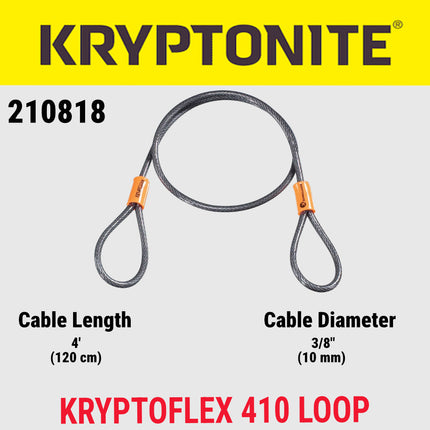 Kryptonite Evolution Series 4 Disc Lock & Noose 1213 Chain Lock Bundle, 14mm Heavy Duty Bike Bicycle Lock, Sold Secure Gold, High Security Anti-Theft Protection for Bicycle, E-Bike, Motorcycles