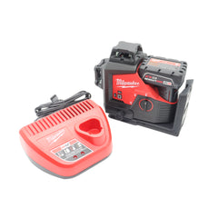 Milwaukee 3632-21 M12 Green 360 Degree 3-Plane Laser Kit