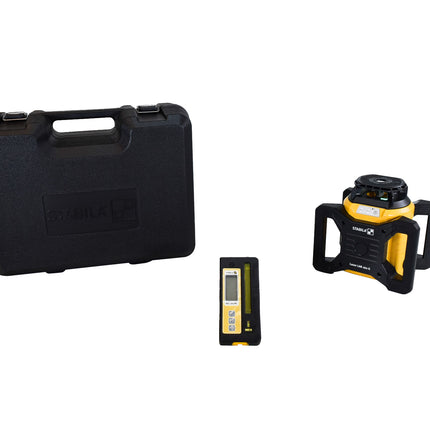 Stabila 04500 LAR 160 G Green Rotation Self-Leveling Laser Kit Interior and Exterior with Tripod & Grade Rod