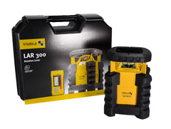 Stabila 05820 LAR300 Exterior Rotary Laser Set w/Receiver, Tripod, Grade Rod, Case