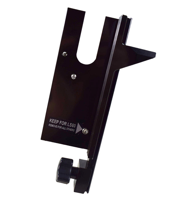 Topcon B1-LS70-80 Laserline Detector Black Anodized Aluminum Brackets for Topcon LS-30, LS-50, LS-70, LS-80 Series Laser Receivers - Sliding Mount for Direct Elevation Grade Rods