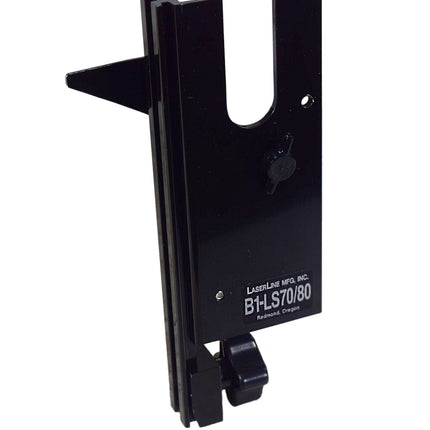 Topcon B1-LS70-80 Laserline Detector Black Anodized Aluminum Brackets for Topcon LS-30, LS-50, LS-70, LS-80 Series Laser Receivers - Sliding Mount for Direct Elevation Grade Rods
