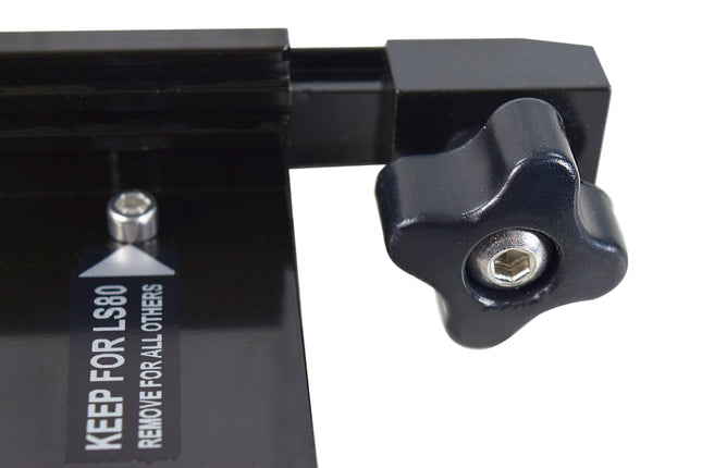 Topcon B1-LS70-80 Laserline Detector Black Anodized Aluminum Brackets for Topcon LS-30, LS-50, LS-70, LS-80 Series Laser Receivers - Sliding Mount for Direct Elevation Grade Rods