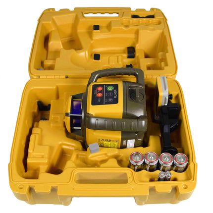 Topcon 1021200-07 RL-H5A Horizontal Self-Leveling Rotary Laser LS-80L Receiver
