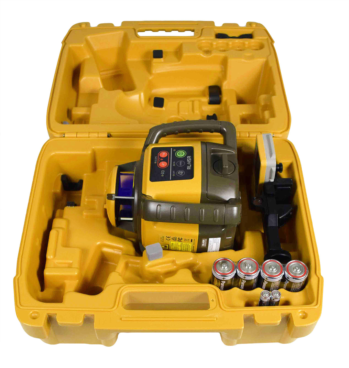 Topcon 1021200-07 RL-H5A Horizontal Self-Leveling Rotary Laser LS-80L Receiver