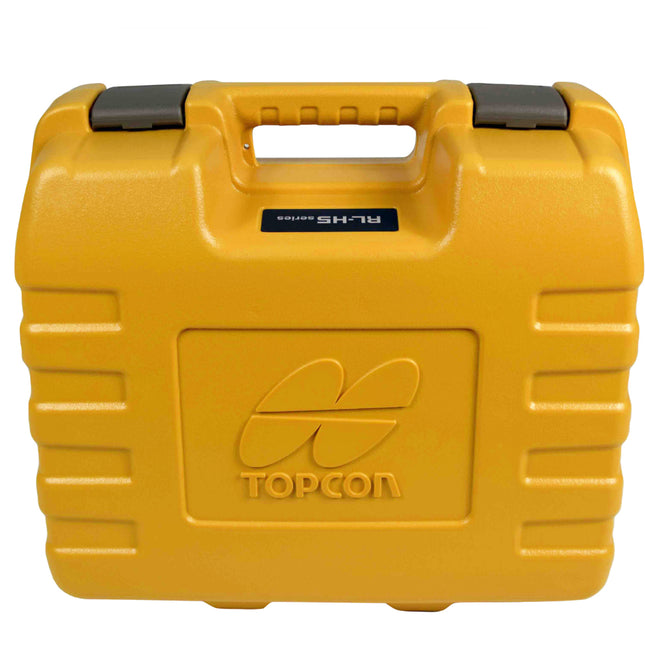 Topcon RL-H5A Next Generation Self-Leveling Horizontal Rotary Laser Level Kit with LS-80X Receiver, Holder, and Case - 2600 ft (800m) Range, ±10 Arc Second Accuracy, IP66 Dust/Water Resistant