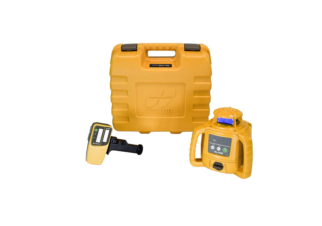 Topcon RL-H5B Self-Leveling Horizontal Rotary Laser Level Kit- LS-80L Receiver, Holder & Case-1300 ft(400m) Range, ±20 Arc Second Accuracy, IP66 Dust/Water Resistant/Construction, Grading, Excavating