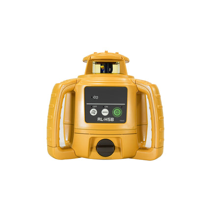Topcon RL-H5B Self-Leveling Horizontal Rotary Laser Level Kit- LS-80L Receiver, Holder & Case-1300 ft(400m) Range, ±20 Arc Second Accuracy, IP66 Dust/Water Resistant/Construction, Grading, Excavating