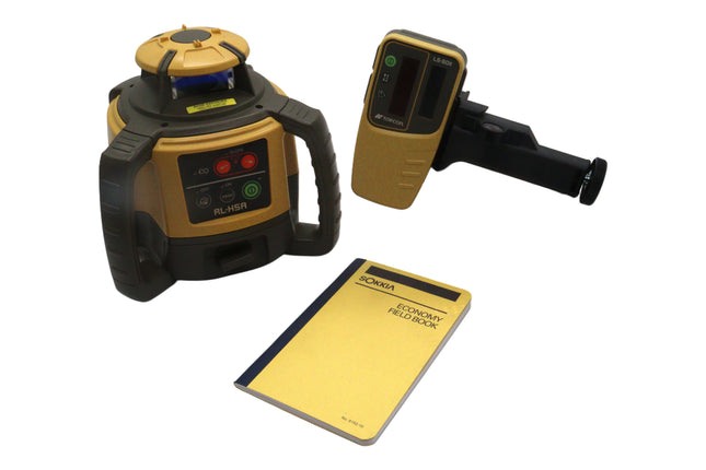 Topcon RL-H5A Next Generation Self-Leveling Horizontal Rotary Laser Level Kit with LS-80X Receiver, Holder, Case & Field Book - 2600 ft (800m) Range, ±10 Arc Second Accuracy, IP66 Dust/Water Resistant