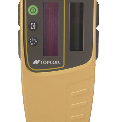 Topcon LS-80X (1046259-01) Long Range Handheld Laser Level Receiver Sensor - Dual LCD Displays, 11-Channel Indicators, IP66 Waterproof, Red Beam Compatible (Without Rod Bracket)