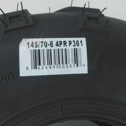 New 145/70 MASSFX Go-Kart,mini bike, ATV, Lawn Tires 145x70-6 145x70x6 2 pack