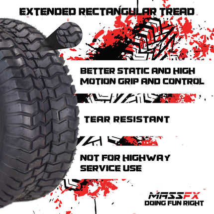 MASSFX 20x8-8 Turf Tire for golf carts and lawn mowers 4-Ply (2 Pack)