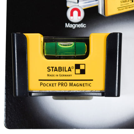 Stabila 11901 Magnetic Pocket Level PRO with V Groove Magnet