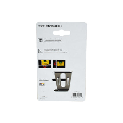 Stabila 11901 Magnetic Pocket Level PRO with V Groove Magnet