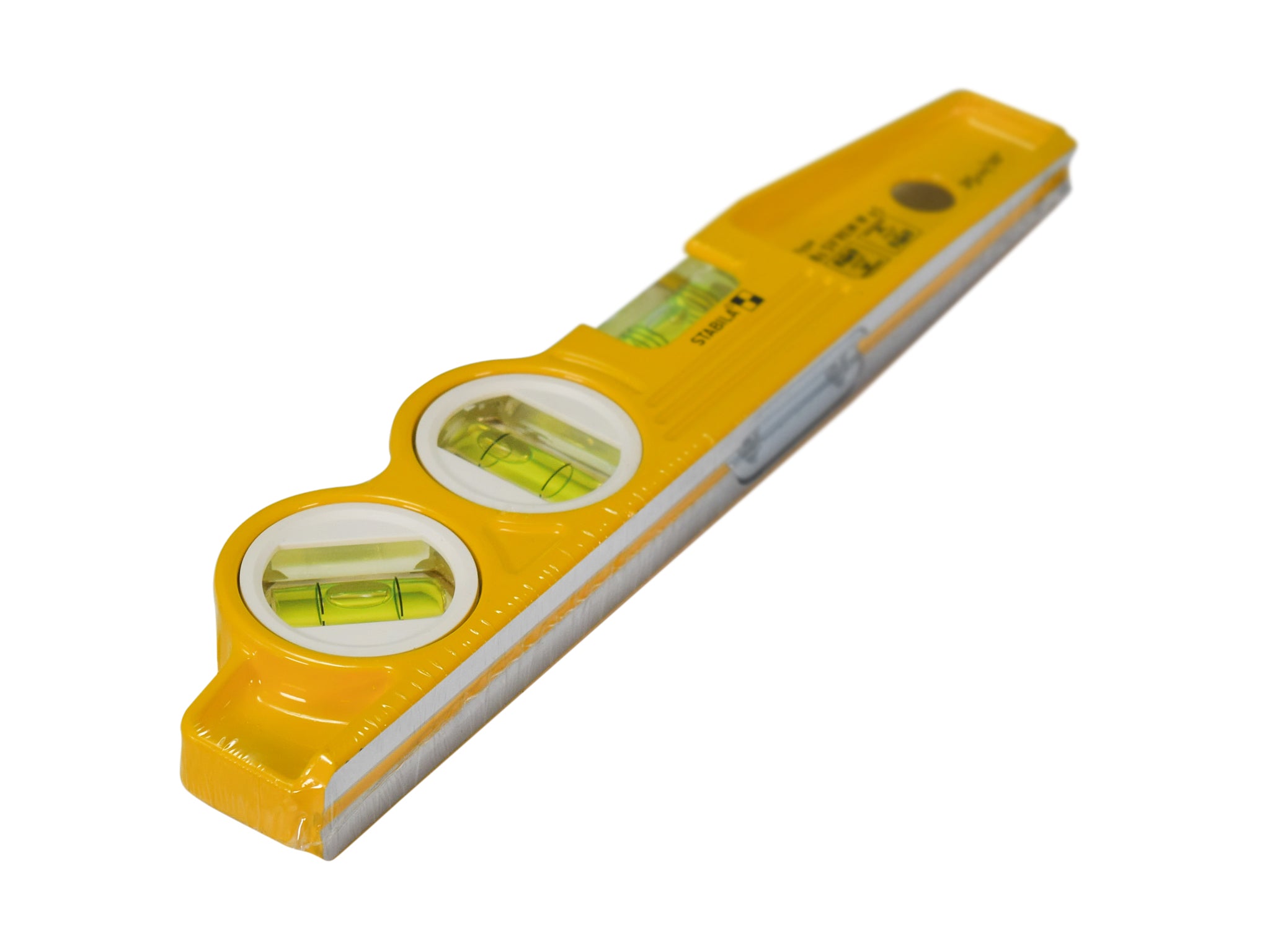 Stabila 25245 10" Die Cast Magnetic Torpedo w/ 45 degree vial and V-groove frame