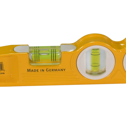 Stabila 25245 10" Die Cast Magnetic Torpedo w/ 45 degree vial and V-groove frame