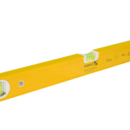 Stabila 29024 24-Inch Type 80A-2 3-Vial Contractors Level