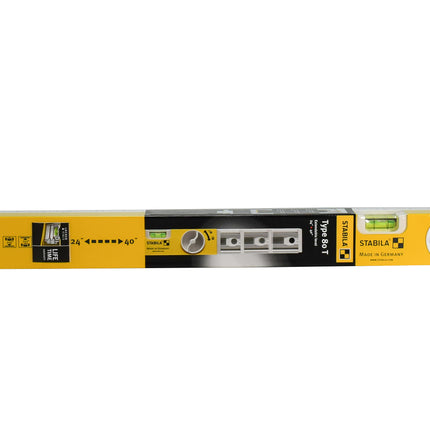 Stabila 29441 25 Inch - 41 Inch Type 80 T Extendable Spirit Level