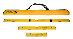 Stabila 29940 Magnetic Level Set 48", 24", & 12" 80AS-M with Carrying Case