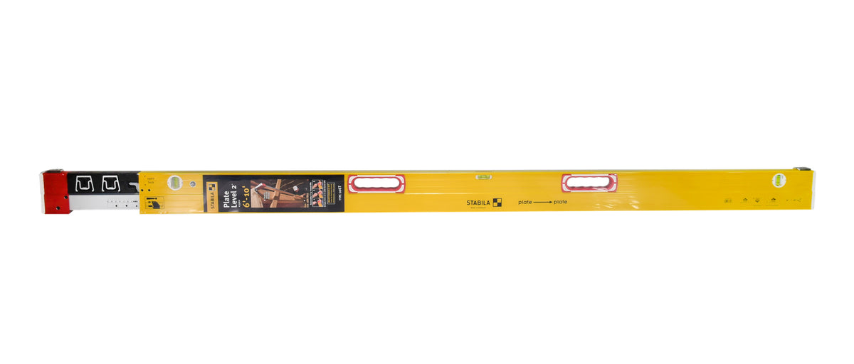 Stabila 35610 Type 106T Extendable Plate Level 6'-10' with Removable Standoffs