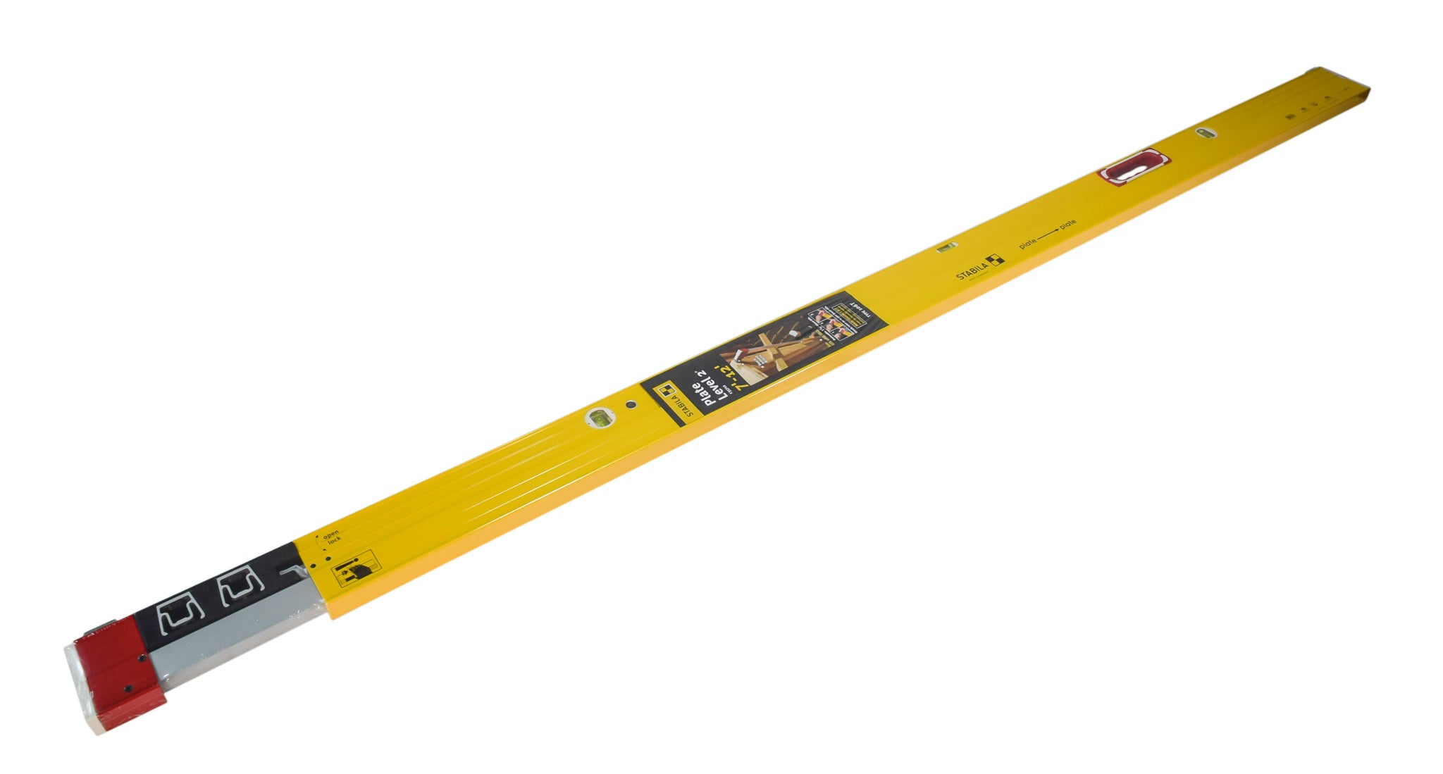 Stabila 35712 Type 106T 84-Inch Extendable Plate Level with Hang Hole