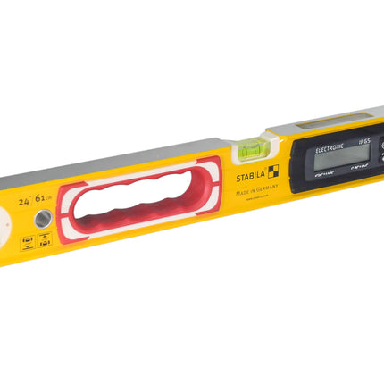 Stabila 36524 Type 196-2 24-inch Yellow/Red Digital Tech Aluminum Level w/ Case