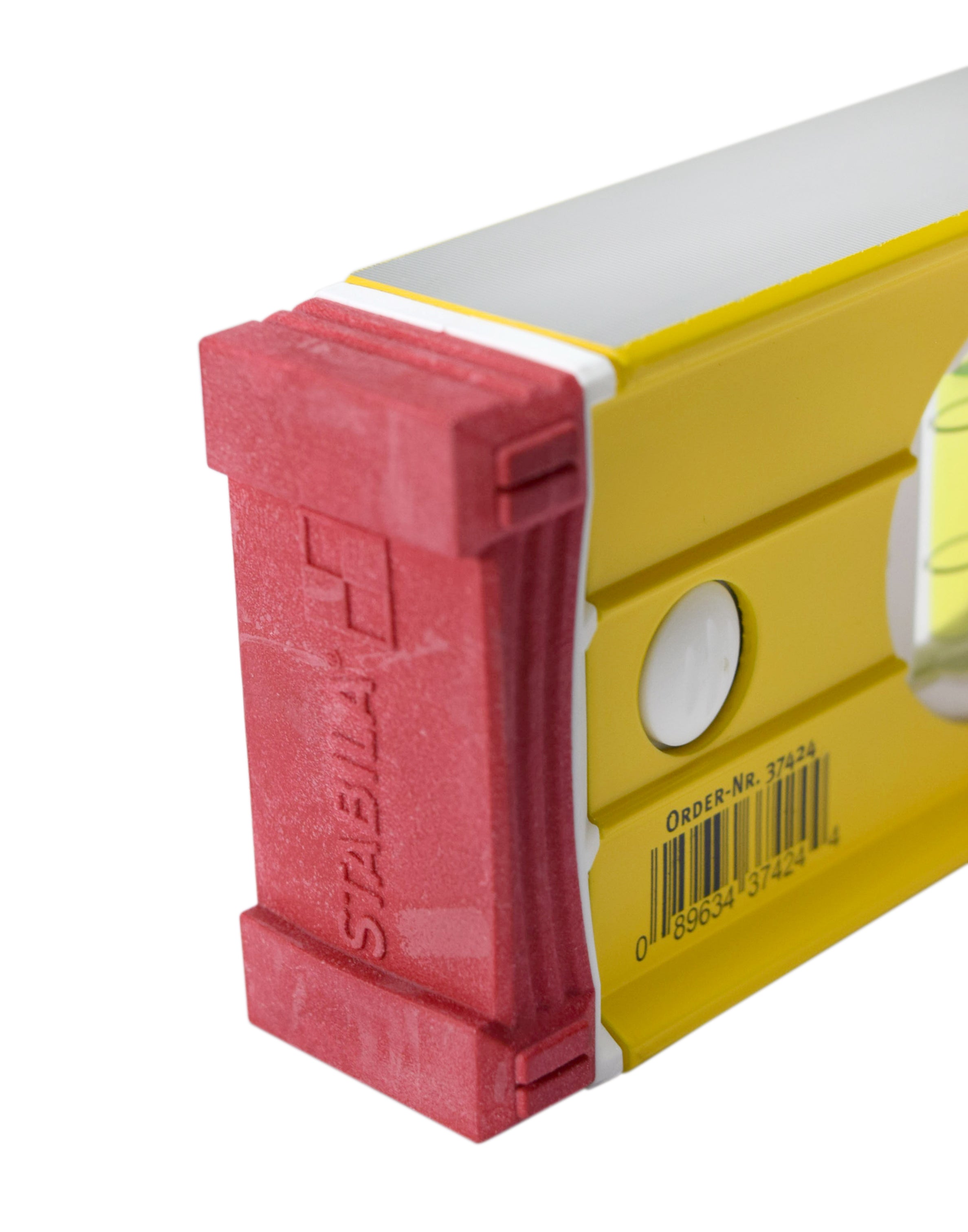 Stabila 37424 24" Heavy Duty Aluminum Builders Level with Shock Absorbing Caps