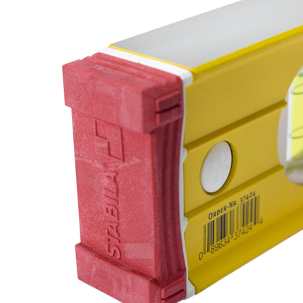 Stabila 37424 24" Heavy Duty Aluminum Builders Level with Shock Absorbing Caps