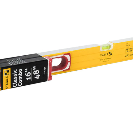 Stabila 37816 48-Inch and 16-Inch Aluminum Box Beam Level Set