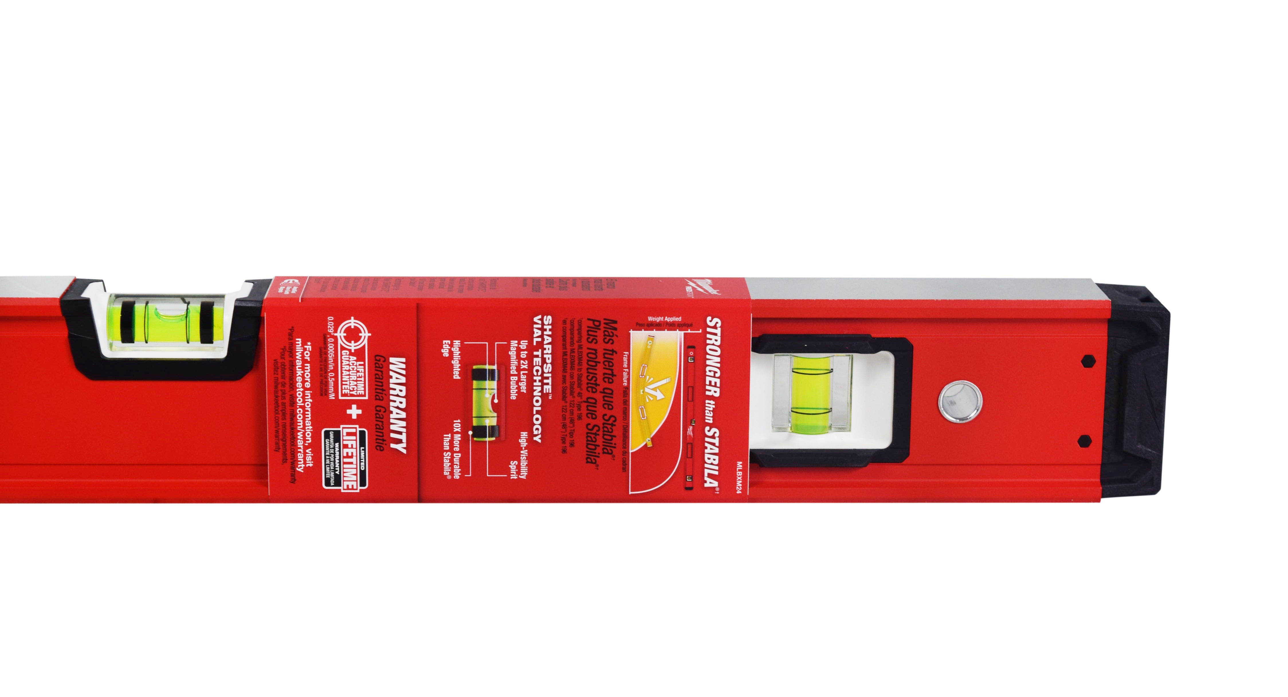 Milwaukee Electric Tool MLBXM24 Electric Magnetic Box Level