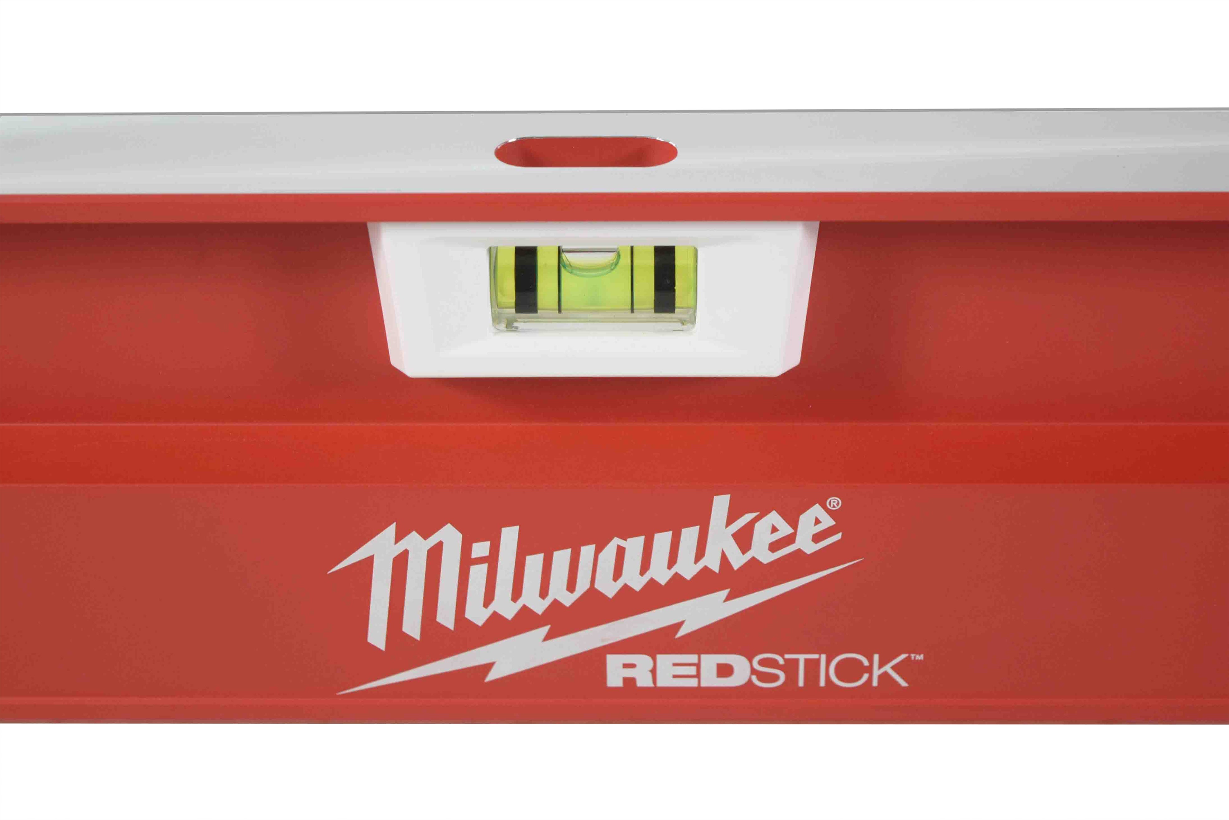 Milwaukee MLXP712 78" - 144" REDSTICK Expandable 3-Vial Aluminum Plate Level