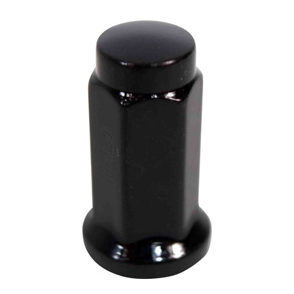 MASSFX 16-Pack Durable Black 14mm Hex Lug Nuts, 32mm Length, & 10x1.25 Thread