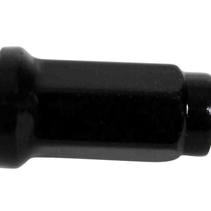 MASSFX 16-Pack Durable Black 14mm Hex Lug Nuts, 32mm Length, & 10x1.25 Thread