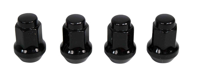 MASSFX 16-Pack Durable Black 14mm Hex Lug Nuts, 28mm Length, & 10x1.25 Thread