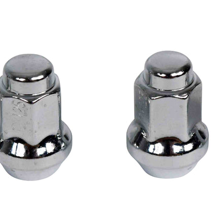MASSFX 16-Pack Durable Chrome 14mm Hex Lug Nuts, 28mm Length, & 10x1.25 Thread