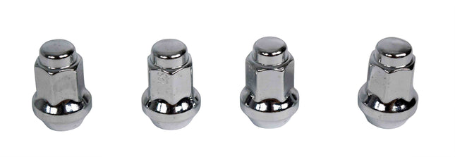 MASSFX 16-Pack Durable Chrome 14mm Hex Lug Nuts, 28mm Length, & 10x1.25 Thread