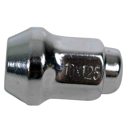 MASSFX 16-Pack Durable Chrome 14mm Hex Lug Nuts, 28mm Length, & 10x1.25 Thread