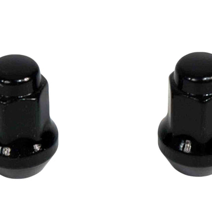 MASSFX 16-Pack Durable Black 14mm Hex Lug Nuts, 28mm Length, & 3/8-24 Thread - Heavy Duty Replacement Lug Nuts for Golf Cart Wheels, Fits Most EZGO, Club Car & Yamaha Golf Cart Wheels