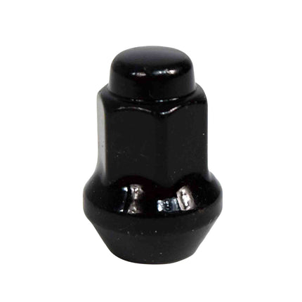 MASSFX 16-Pack Durable Black 14mm Hex Lug Nuts, 28mm Length, & 3/8-24 Thread - Heavy Duty Replacement Lug Nuts for Golf Cart Wheels, Fits Most EZGO, Club Car & Yamaha Golf Cart Wheels